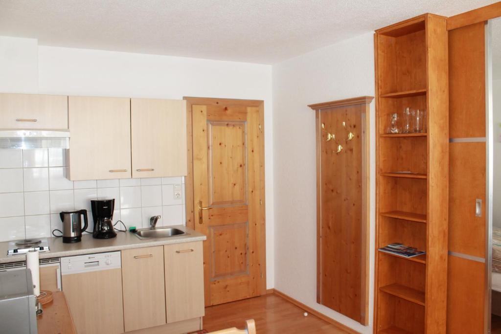 Kuchyňa alebo kuchynka v ubytovaní Appartement Hohe Mut
