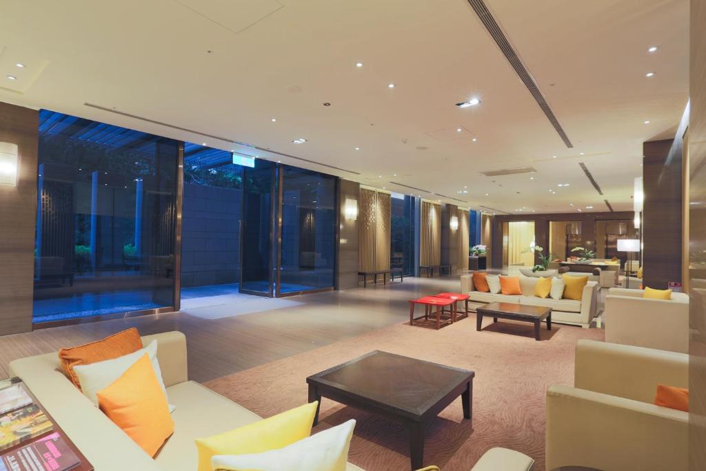 Posezení v ubytování Grand View Resort Beitou
