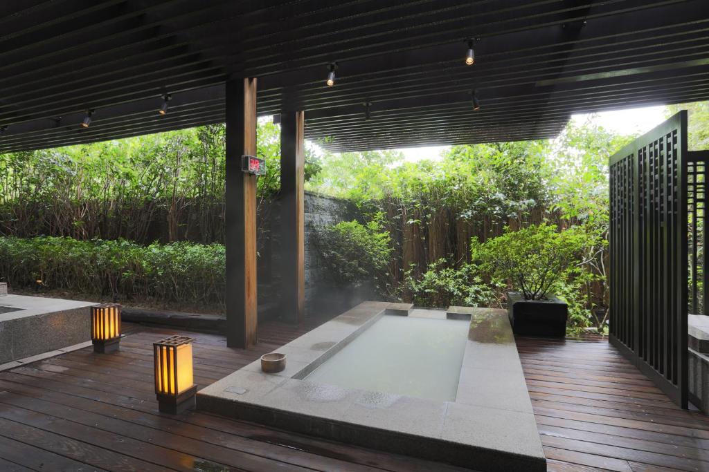 Zahrada ubytování Grand View Resort Beitou