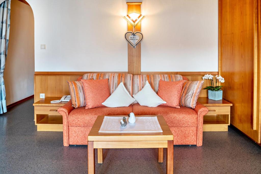 Część wypoczynkowa w obiekcie Taufner Apartement B 104