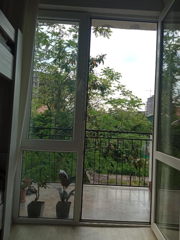 Balkón nebo terasa v ubytování Guest house Junona