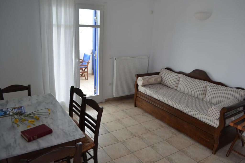 Posezení v ubytování Maryianni Apartments