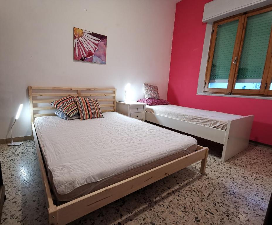 Postel nebo postele na pokoji v ubytování Verité