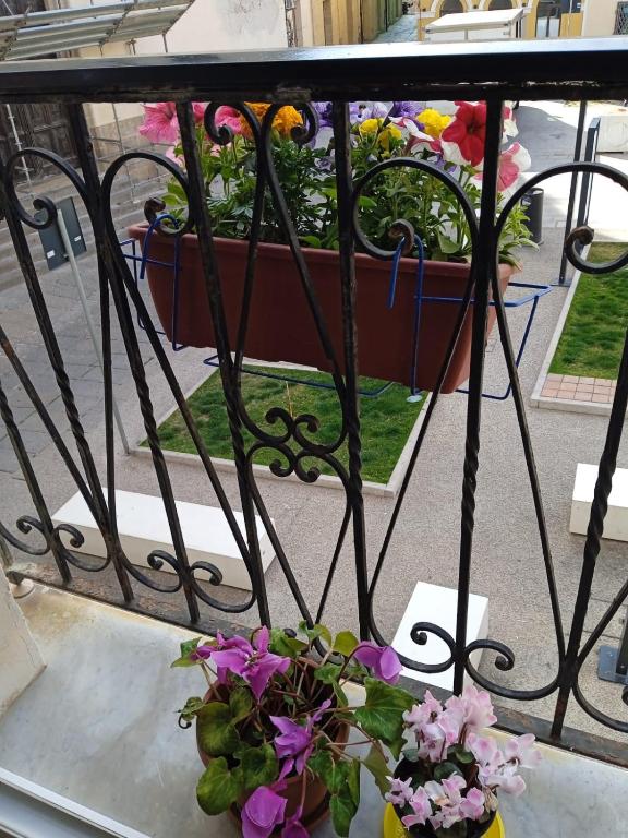 Balkón nebo terasa v ubytování Piazza Ginnasio Affittacamere