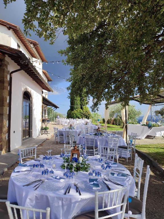 Restaurace v ubytování Agriturismo Cafaggio Primo