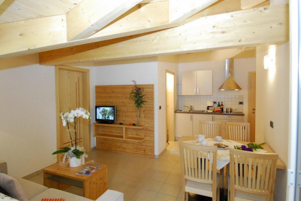 Kuchyň nebo kuchyňský kout v ubytování Residence Remi