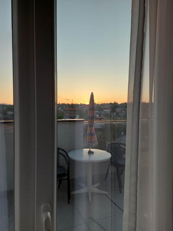 Balkón nebo terasa v ubytování Bojana Apartment Penthouse