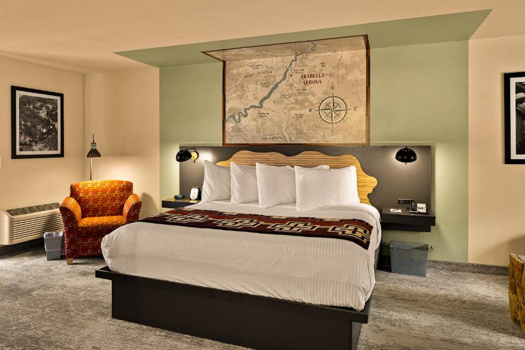 Postel nebo postele na pokoji v ubytování Arabella Hotel Sedona
