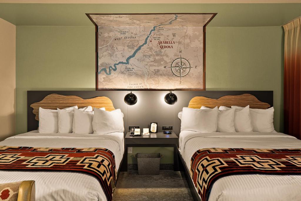 Postel nebo postele na pokoji v ubytování Arabella Hotel Sedona