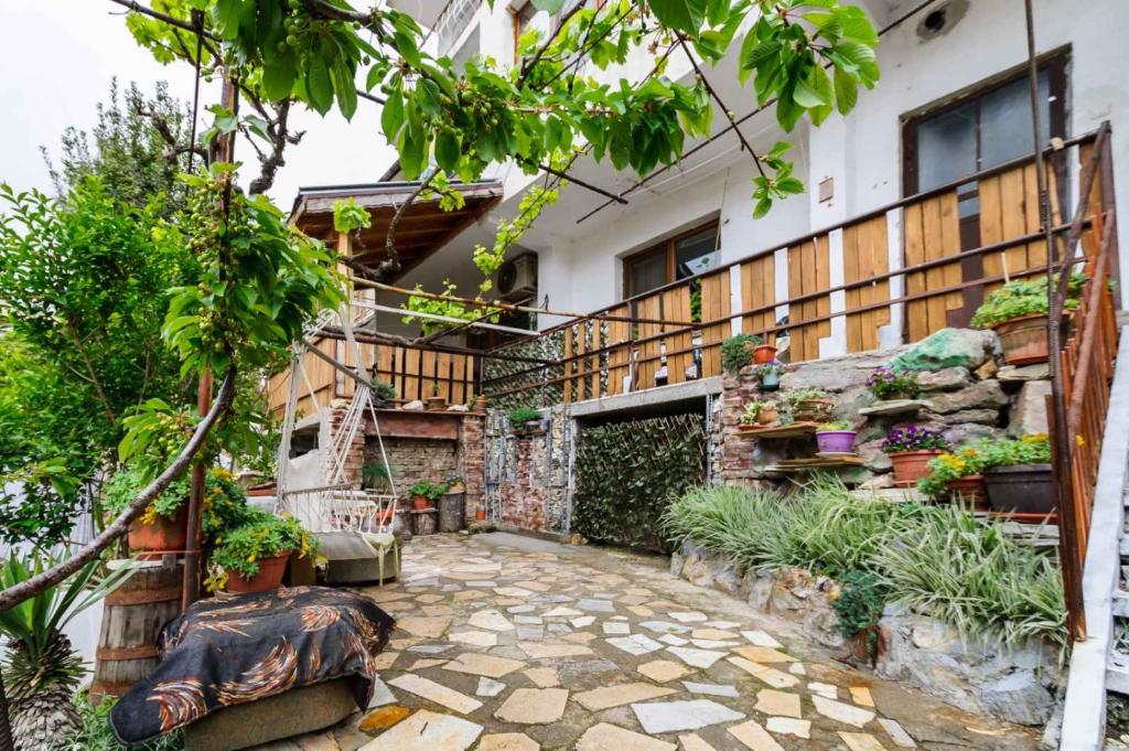 A garden outside Didi House
