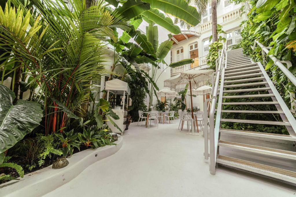 Zahrada ubytování Casa Diluca Cartagena Hotel Boutique