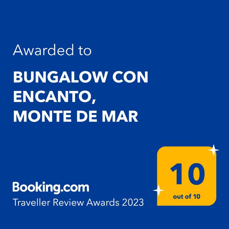 Certifikát, hodnocení, plakát nebo jiný dokument vystavený v ubytování BUNGALOW CON ENCANTO, MONTE DE MAR