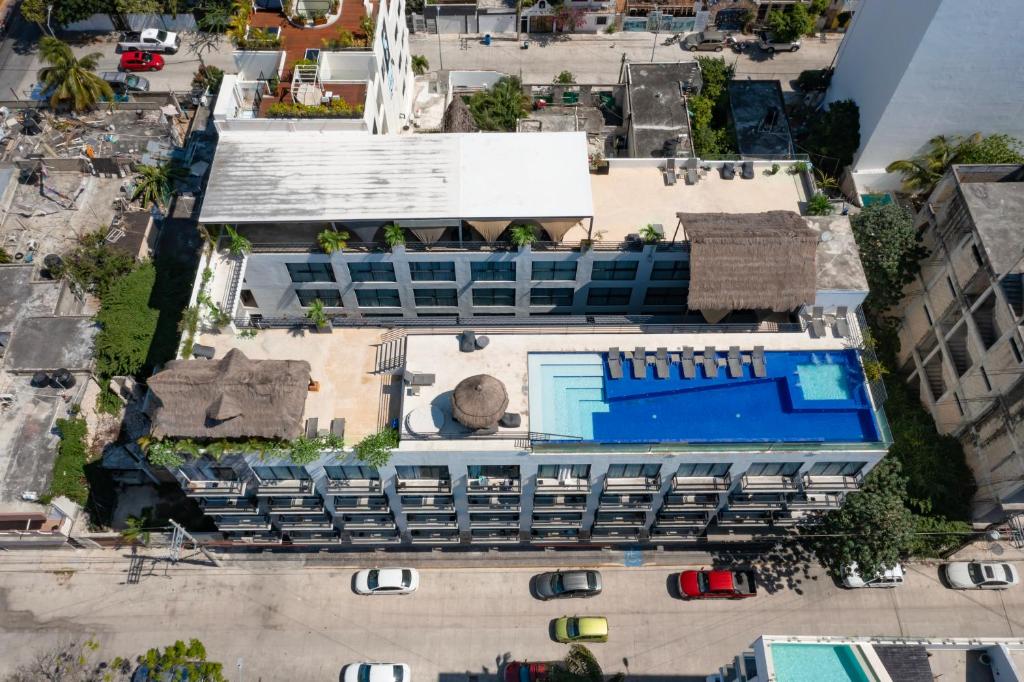 Bazén v ubytování Hotel 52 Playa del Carmen nebo v jeho okolí