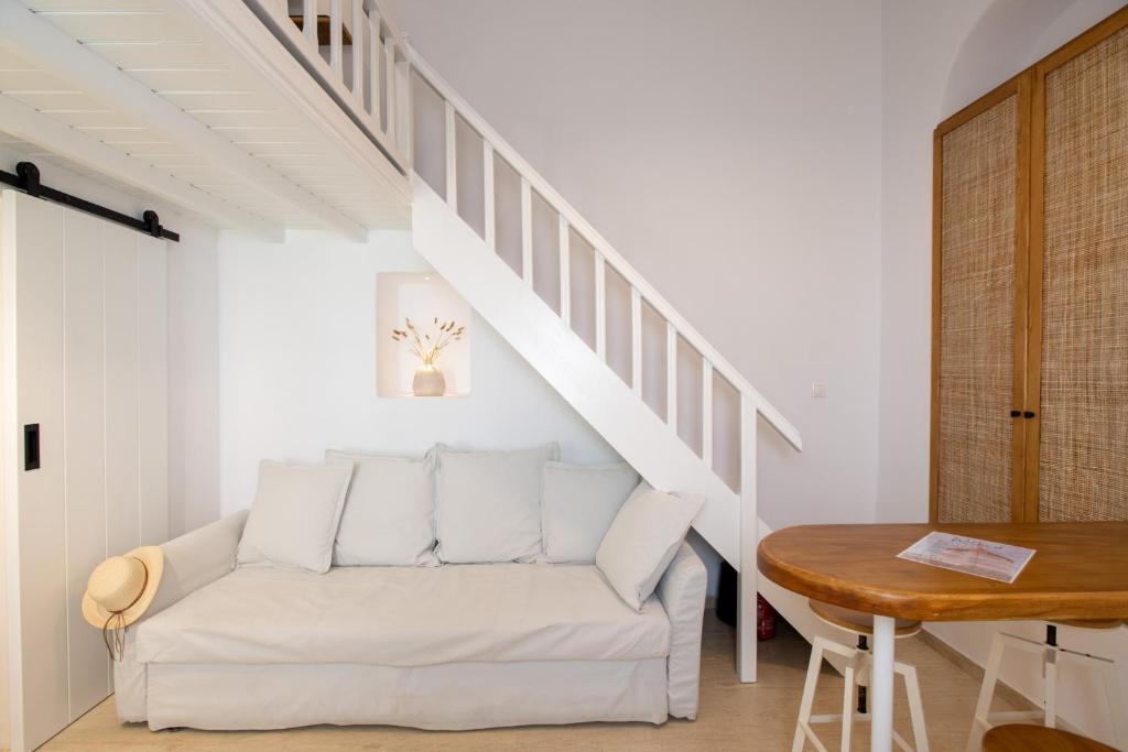 Część wypoczynkowa w obiekcie MYKONOS HOUSE Aurora , Mykonos Town