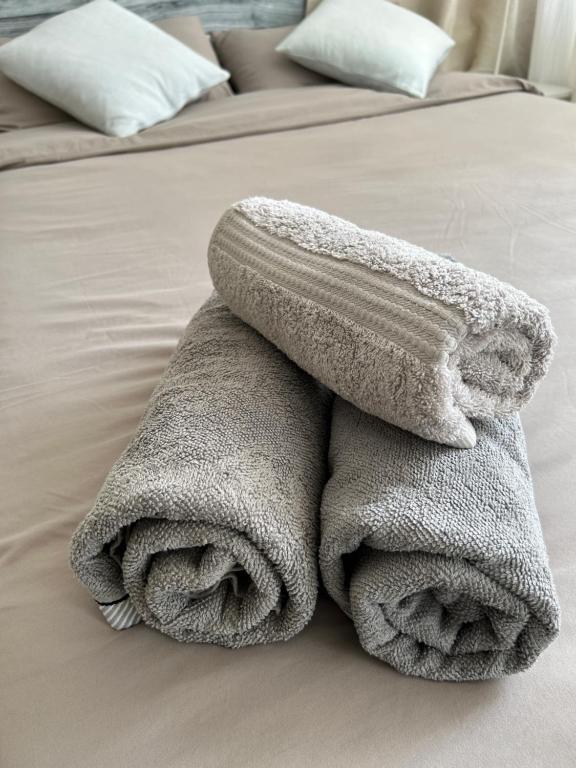 Łóżko lub łóżka w pokoju w obiekcie Glam estudio