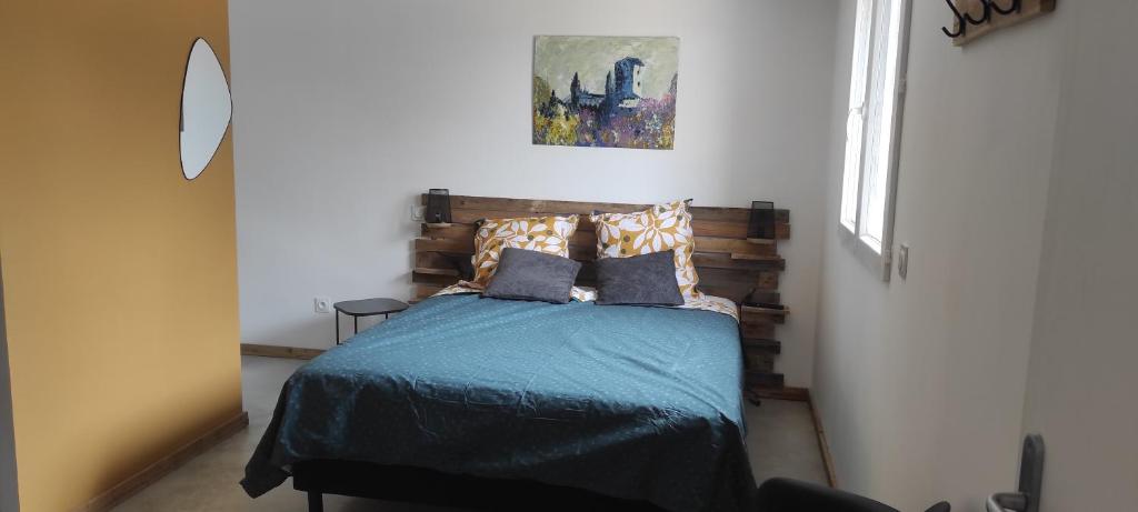 Łóżko lub łóżka w pokoju w obiekcie Magnifique Grange Entièrement Rénovée