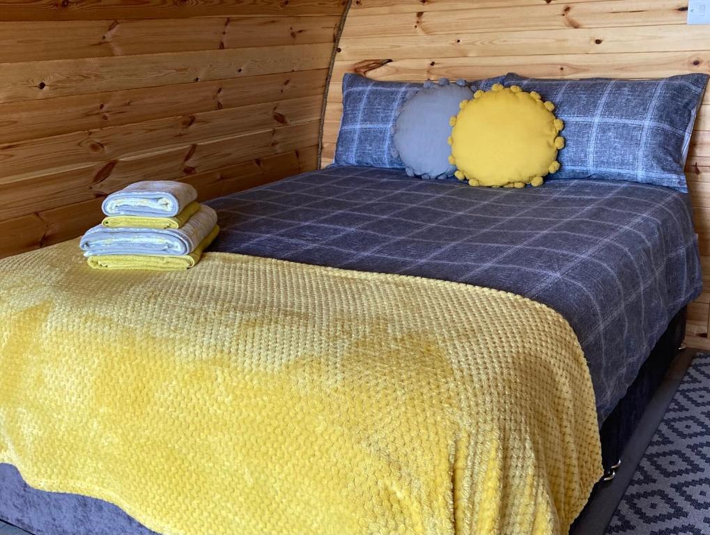 Postel nebo postele na pokoji v ubytování Sunset POD