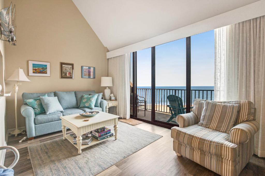 Khu vực ghế ngồi tại Sea Colony - 908 Brandywine House