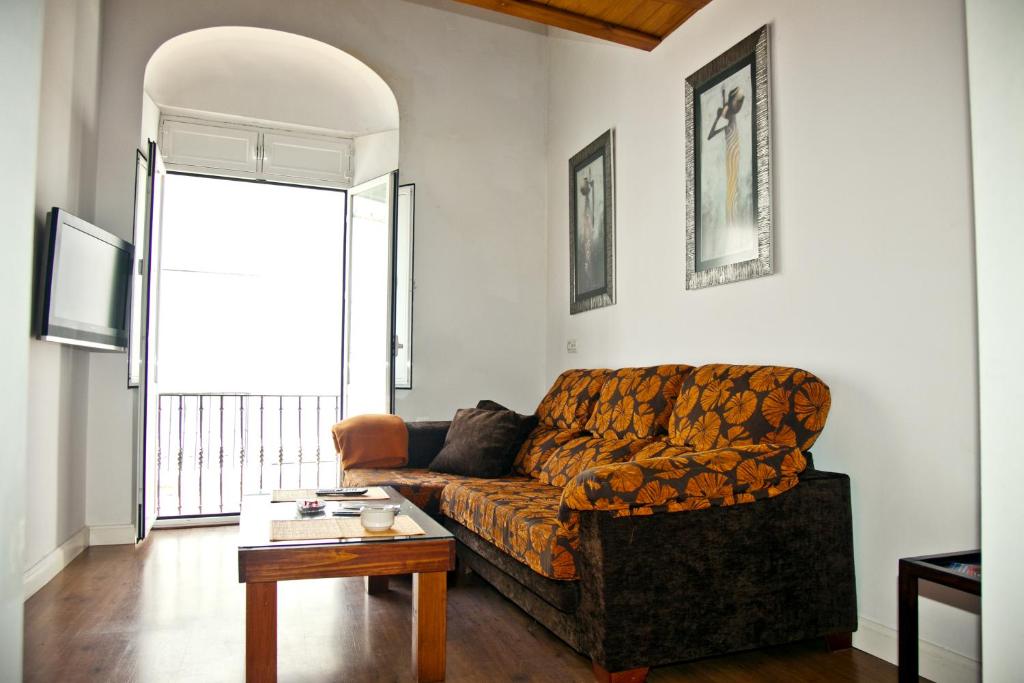 Posezení v ubytování Apartamentos La Casa de la Alameda