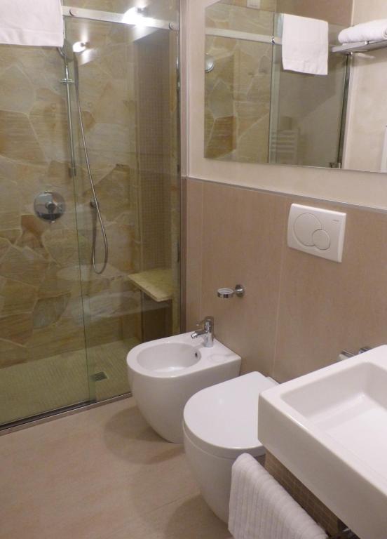 Koupelna v ubytování Hotel Joli