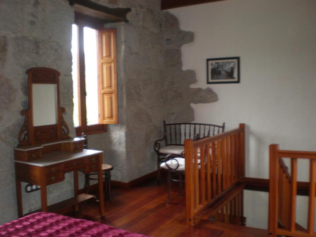 Posteľ alebo postele v izbe v ubytovaní Casa Rural Las Caldereras