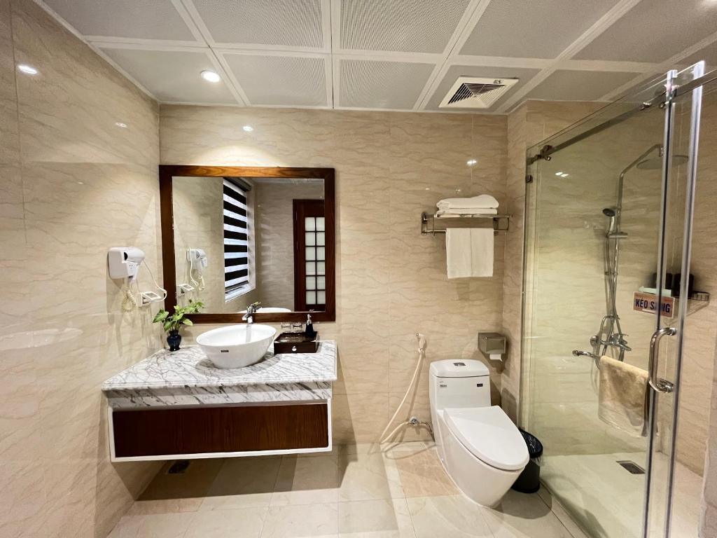 Koupelna v ubytování Samatha Hotel Bai Chay, Ha Long