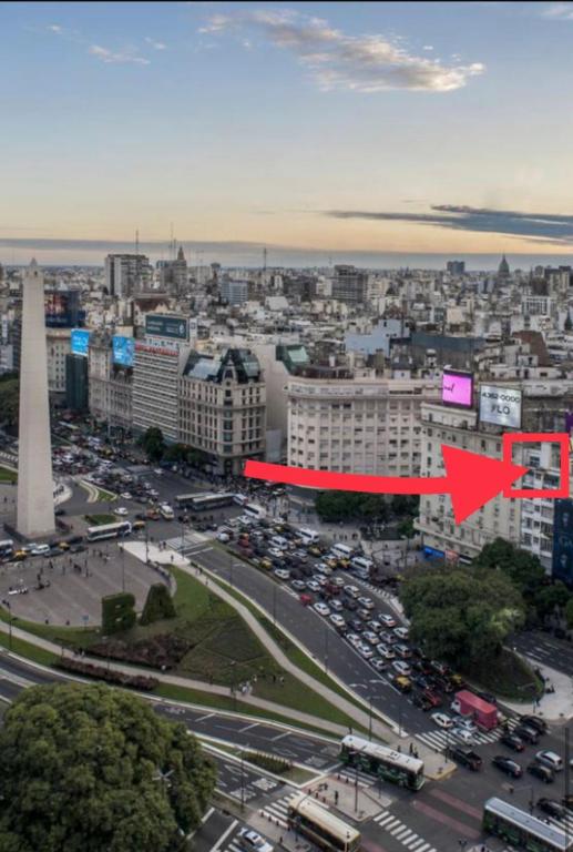 Vista general de Buenos Aires o vistes de la ciutat des de l'apartament