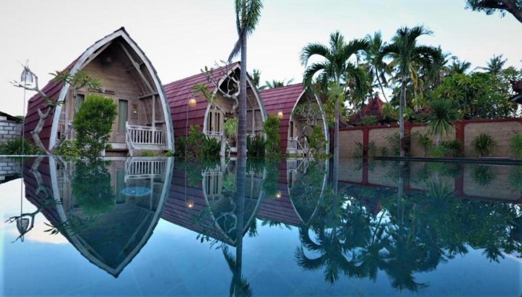 Bazén v ubytování Daghan Cottage Nusa Penida nebo v jeho okolí