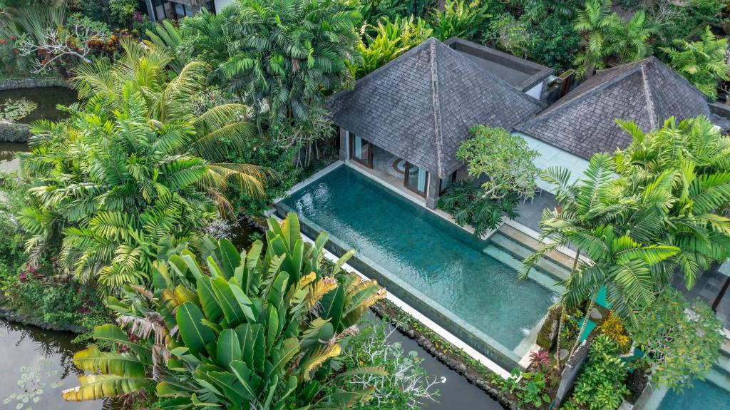 Bazén v ubytování Visesa Ubud Resort nebo v jeho okolí