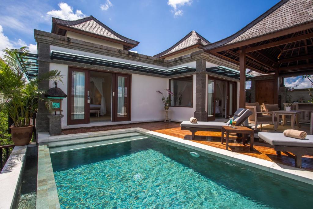 Bazén v ubytování Visesa Ubud Resort nebo v jeho okolí