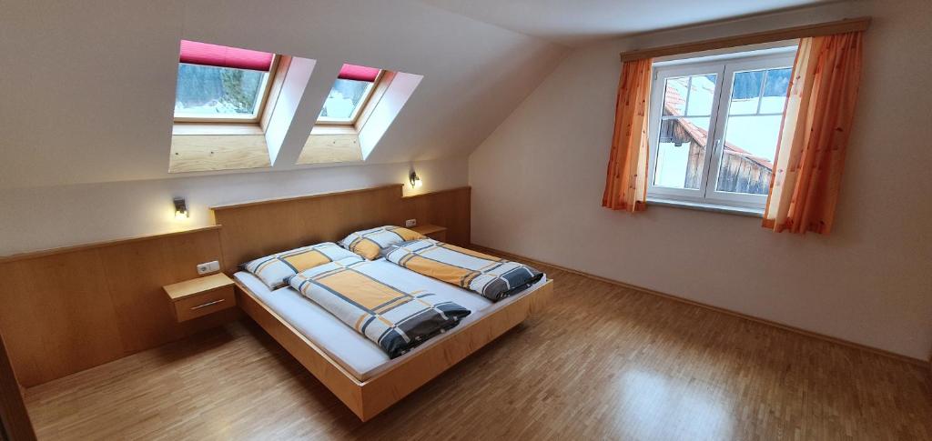 Postel nebo postele na pokoji v ubytování Landhaus Zitz