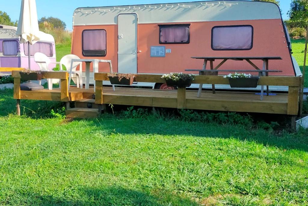 Zahrada ubytování Camping Colombres