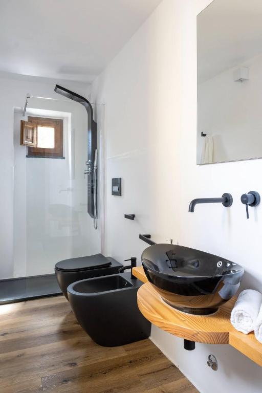 Koupelna v ubytování Iancura - B&B di design a Salina