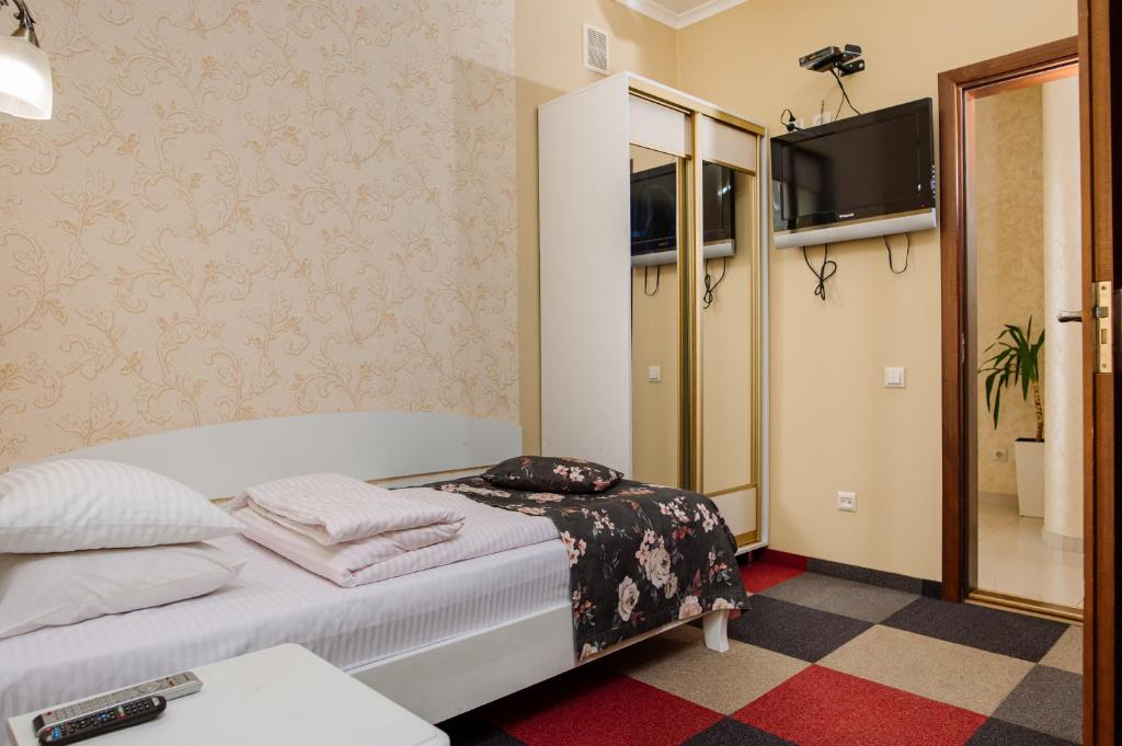 TV a/nebo společenská místnost v ubytování Na Horyzonti