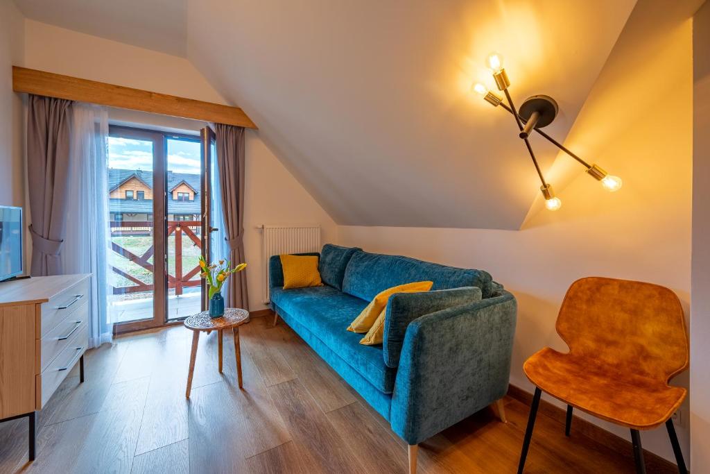 Posezení v ubytování Apartamenty Otulina