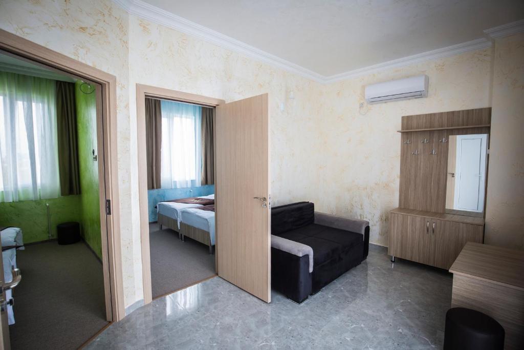 Postel nebo postele na pokoji v ubytování Beach House