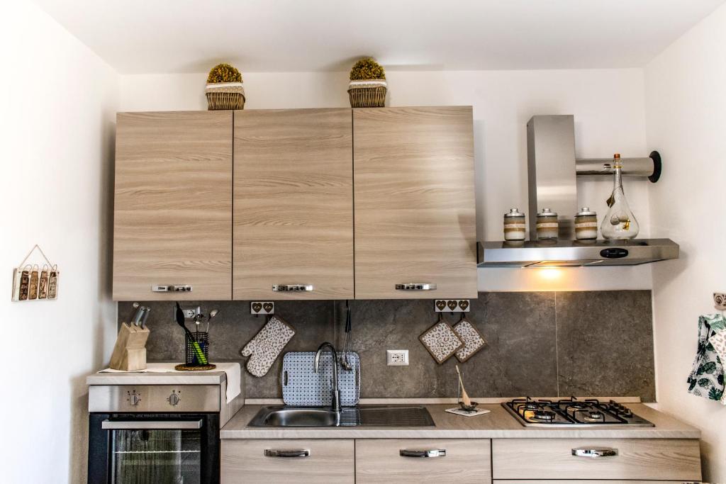 Kuchyň nebo kuchyňský kout v ubytování CASA ELENA
