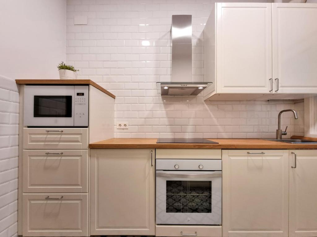 Kuchyňa alebo kuchynka v ubytovaní Magallanes - Iberorent Apartments
