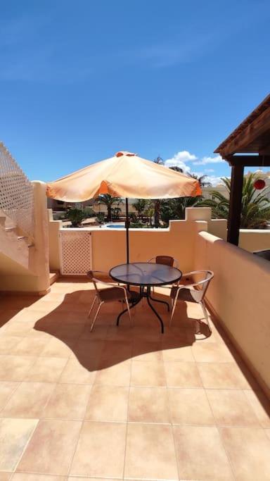Balkón nebo terasa v ubytování Villa Paraiso, El Sultán, Corralejo, Fuerteventura