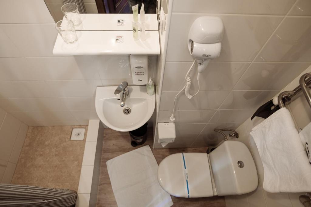 Koupelna v ubytování Na Horyzonti