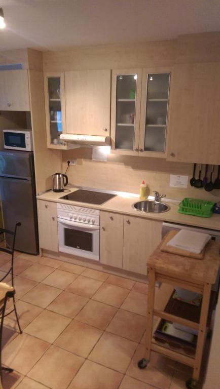 Kuchyň nebo kuchyňský kout v ubytování Villa Paraiso, El Sultán, Corralejo, Fuerteventura