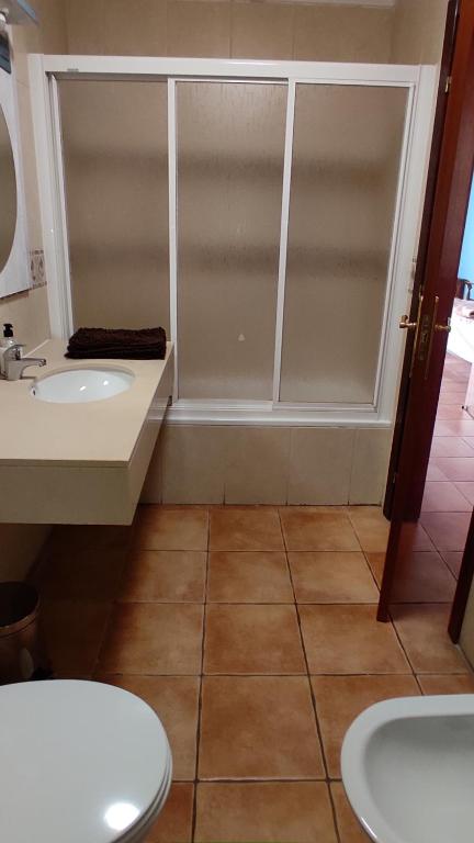 Koupelna v ubytování Villa Paraiso, El Sultán, Corralejo, Fuerteventura