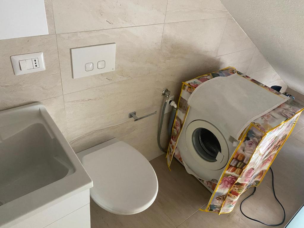 Koupelna v ubytování TOT apartment