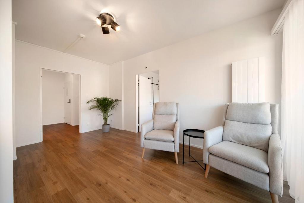Area soggiorno di Hotel by Hyve Basel