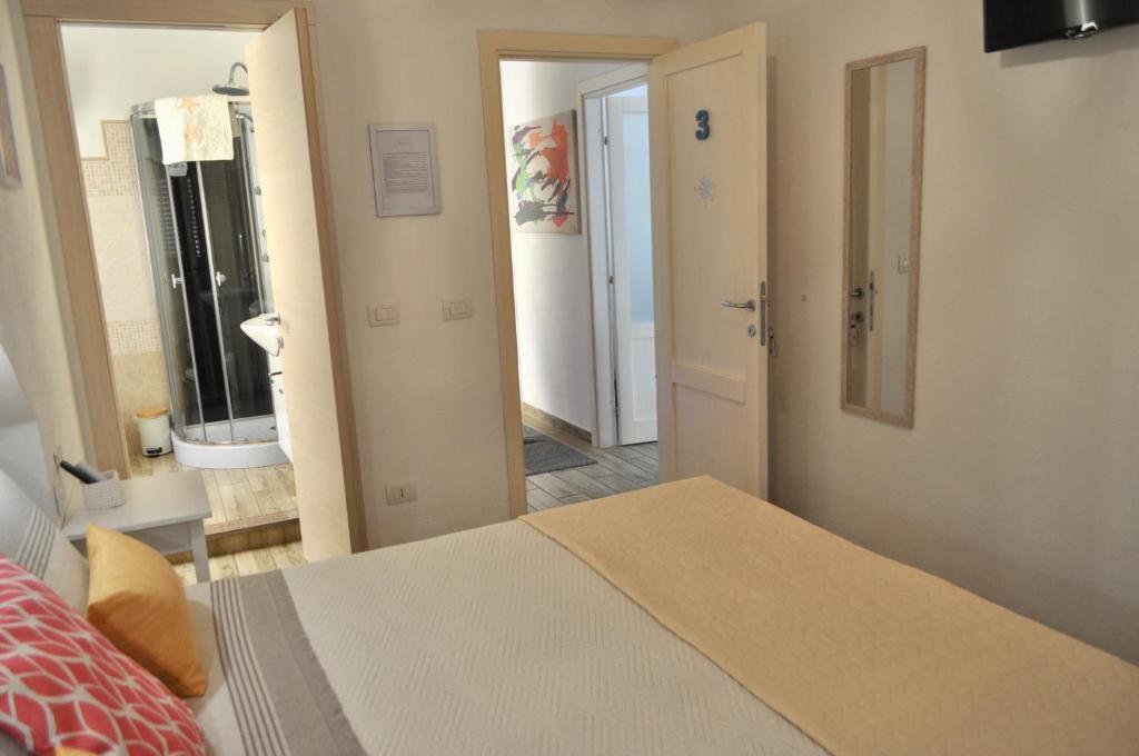 Posteľ alebo postele v izbe v ubytovaní B&B Rosa dei Venti