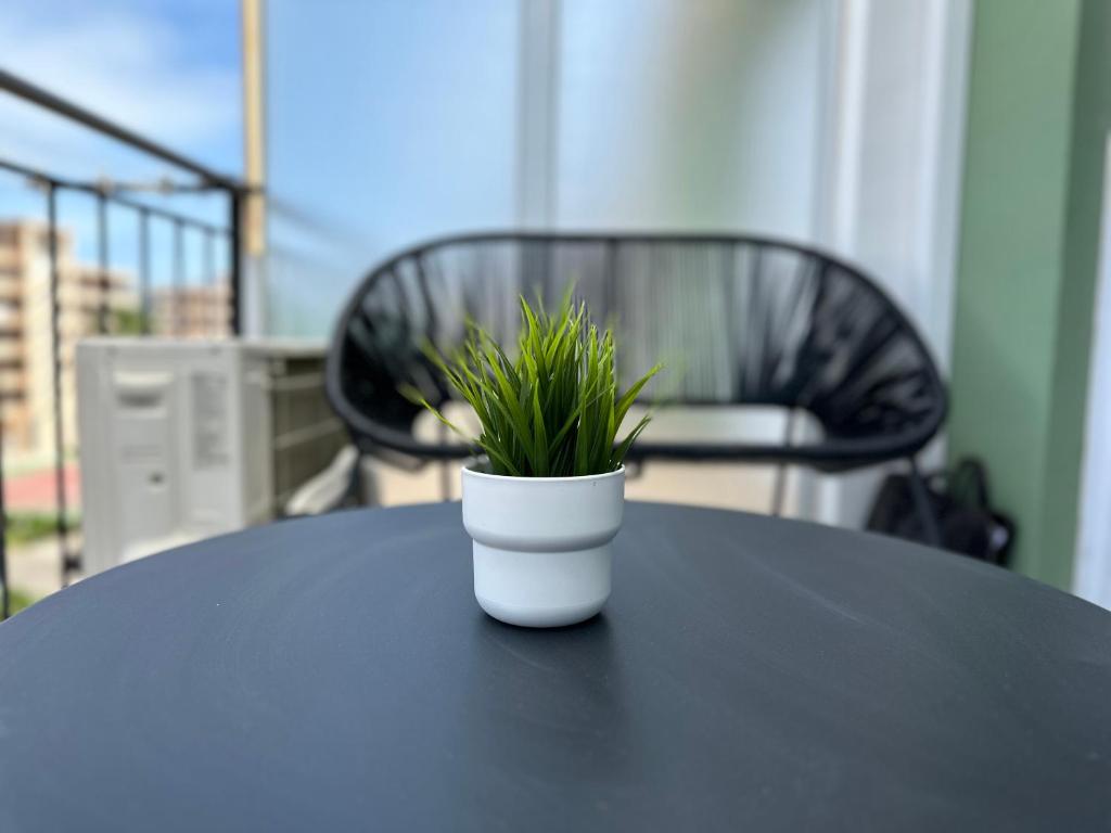 Balkón alebo terasa v ubytovaní Bonito Apartamento Mar Azul
