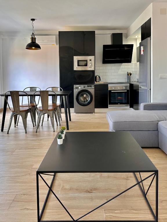 Kuchyňa alebo kuchynka v ubytovaní Bonito Apartamento Mar Azul