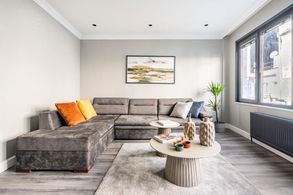 Posezení v ubytování sevim suites Nişantaşı