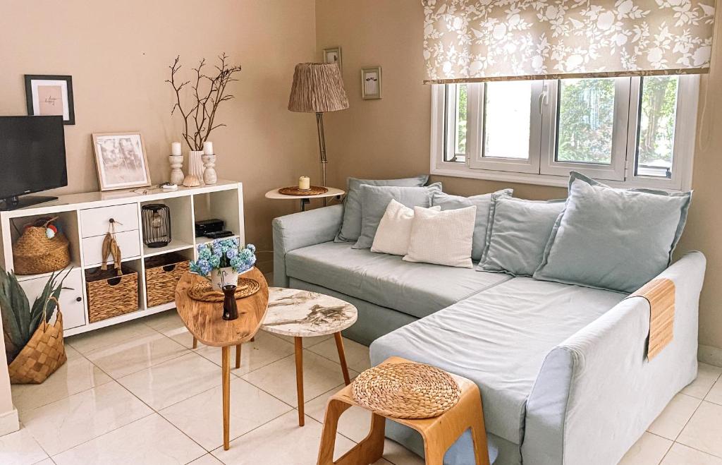Posezení v ubytování Kaloudis Studios & Apartments