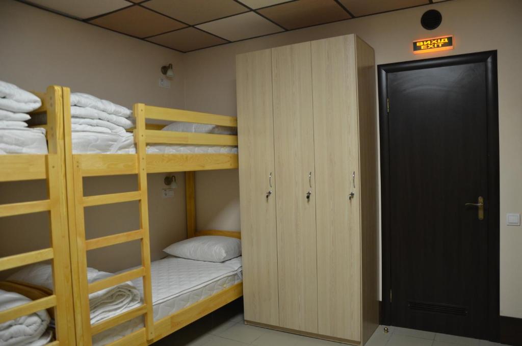 Postel nebo postele na pokoji v ubytování Hostel VShokoladi